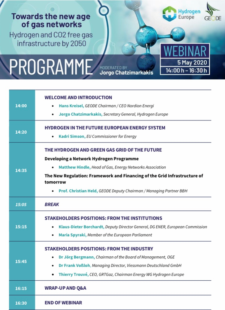 Οι υποδομές για το αέριο και το υδρογόνο ως το 2050.