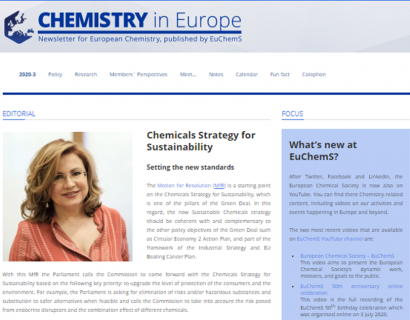 Chemicals Strategy for Sustainability: Setting the new standards
