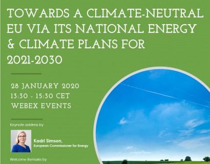 Towards a climate-neutral EU via its national energy & climate plans for 2021-2030